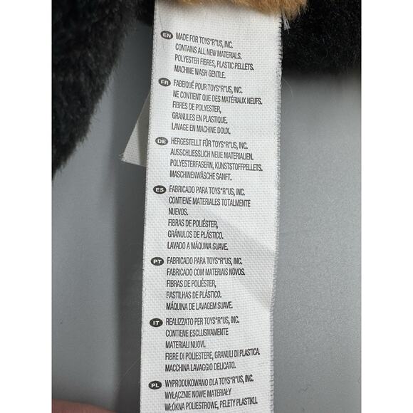 Animal Alley Dachshund Weiner Dog 12" Plush Black Brown Realistic Toys R Us - Picture 11 of 11